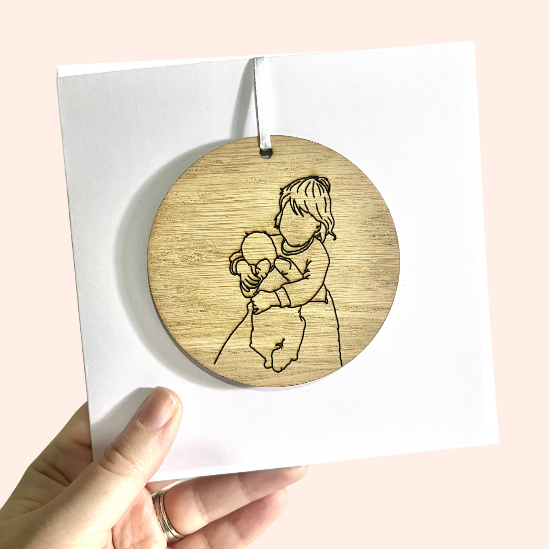 Line Art Greetings Card