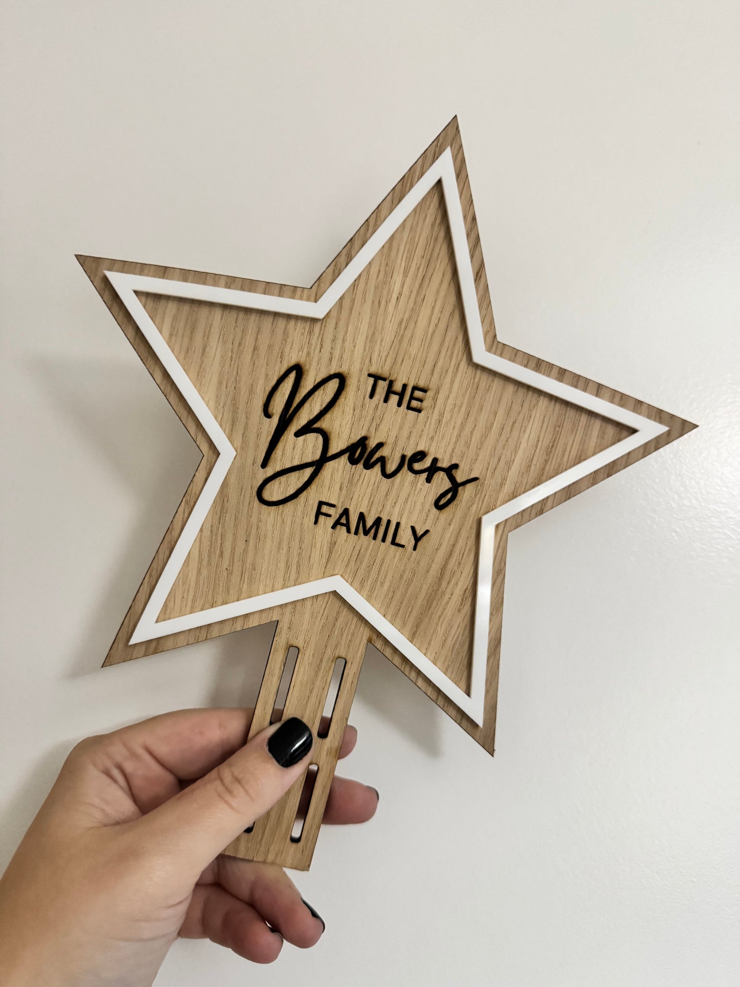 Personalised Star Tree Topper