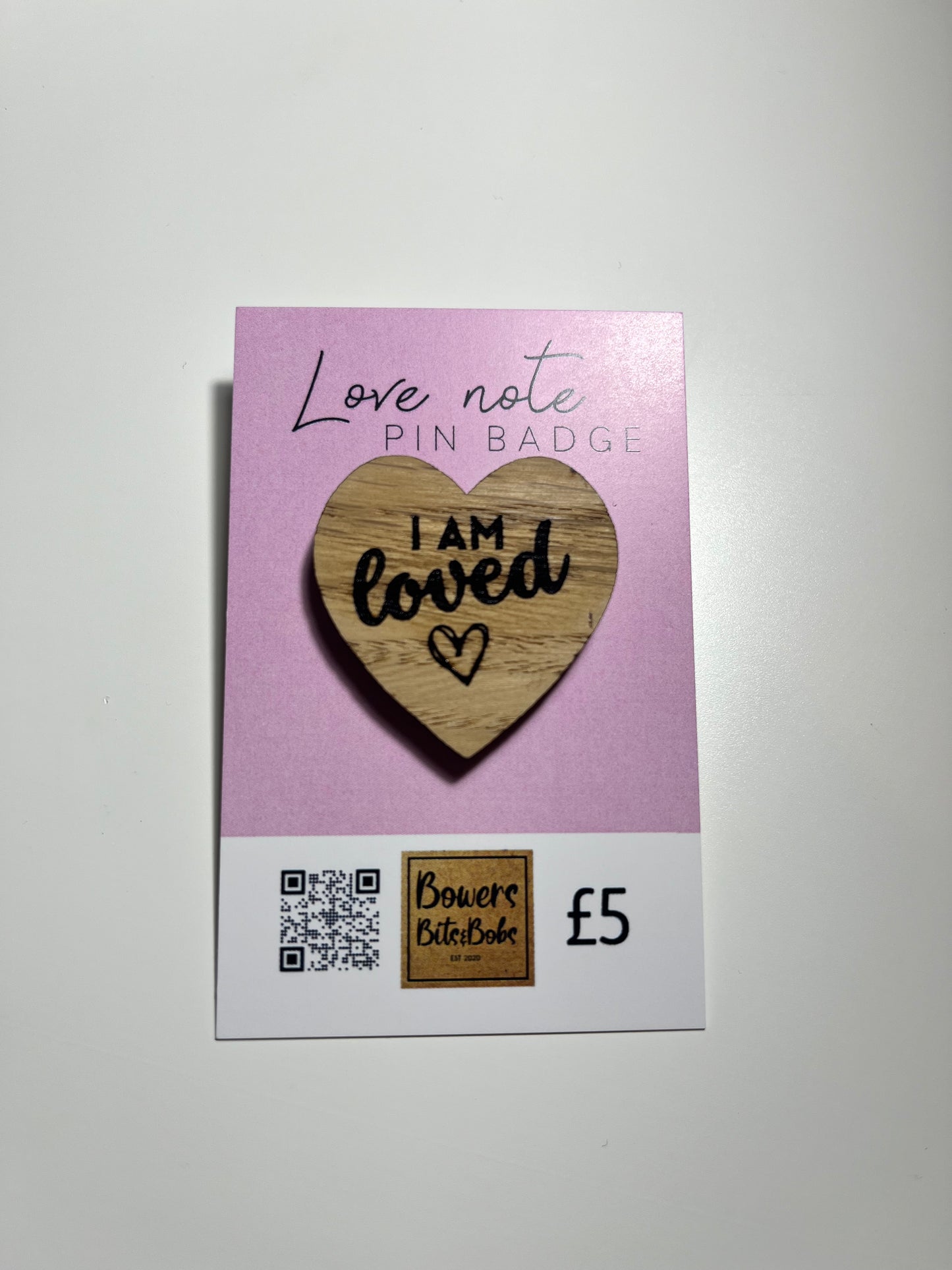 I AM LOVED Pin Badge