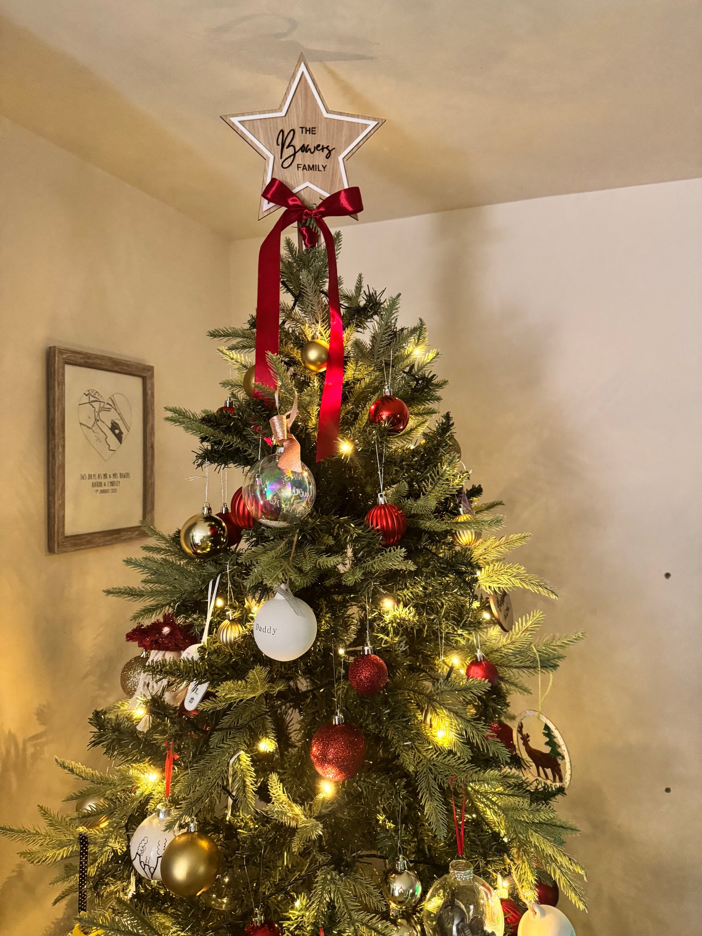 Personalised Star Tree Topper