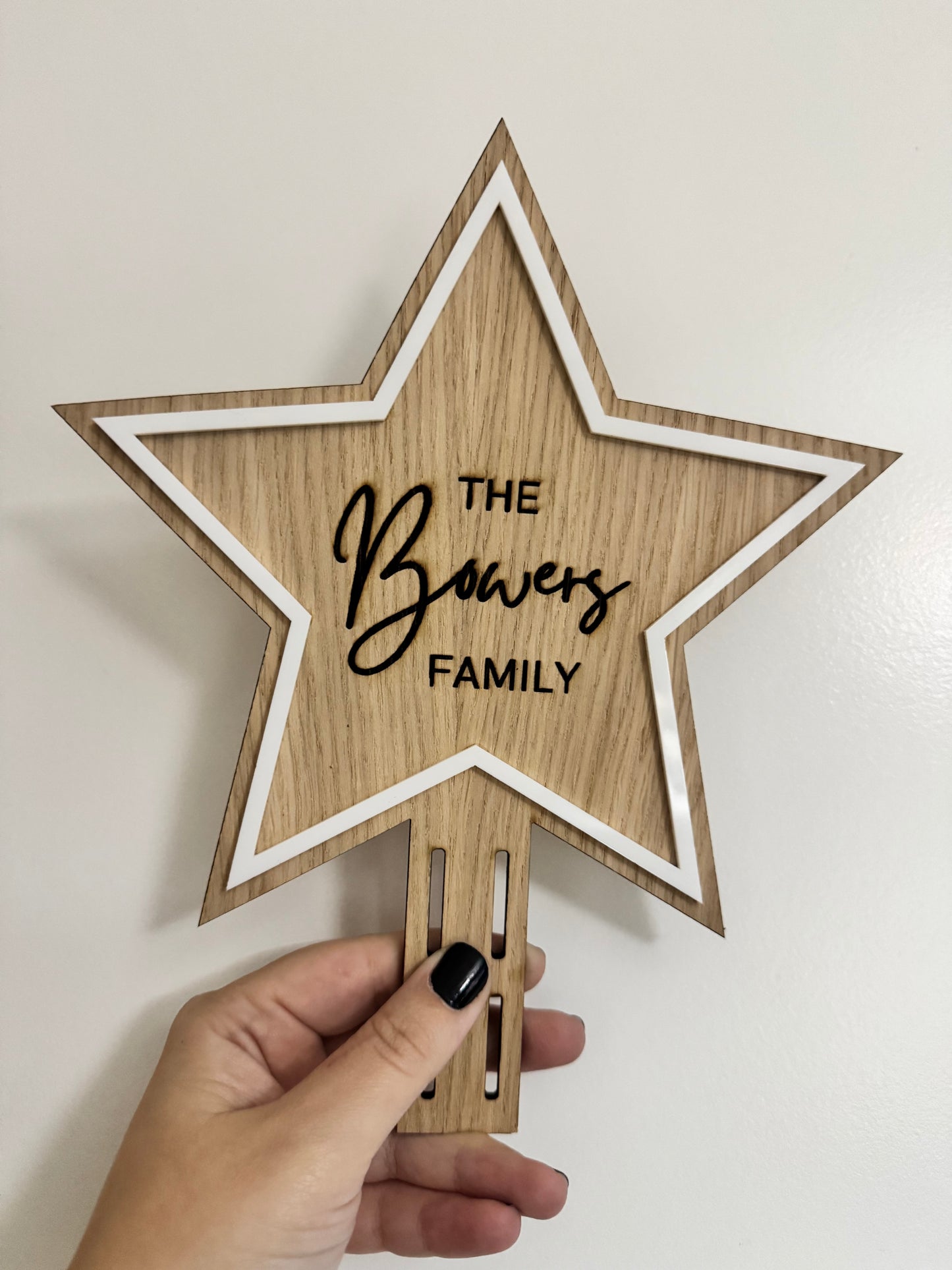 Personalised Star Tree Topper