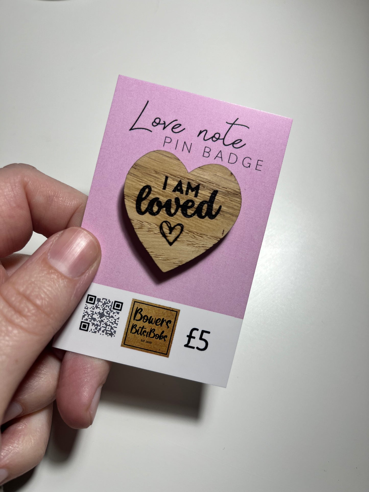 I AM LOVED Pin Badge