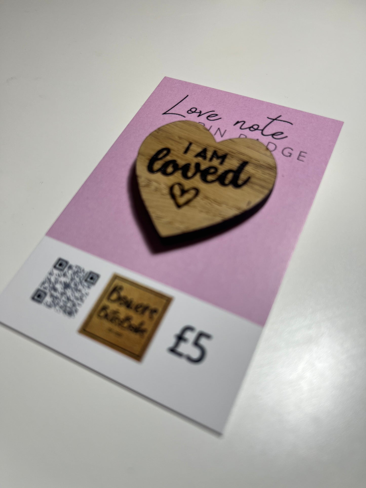 I AM LOVED Pin Badge
