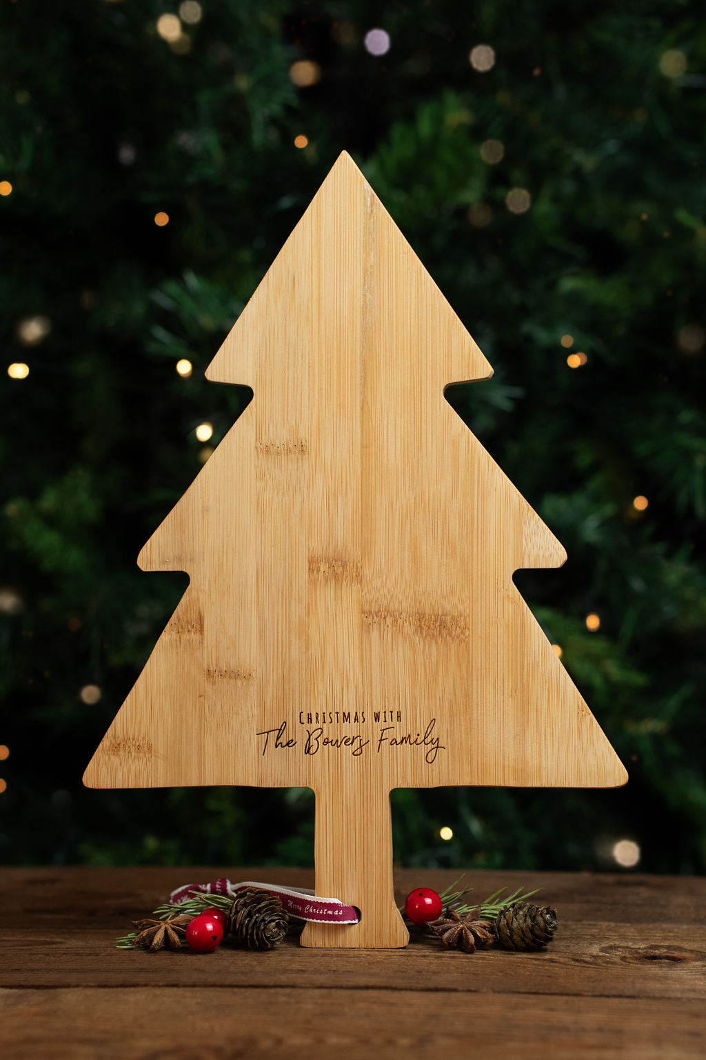 Family Christmas Tree Board