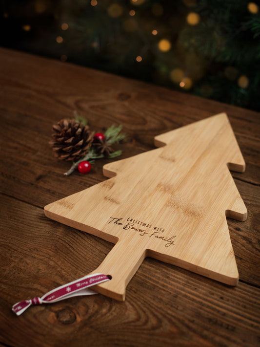 Family Christmas Tree Board