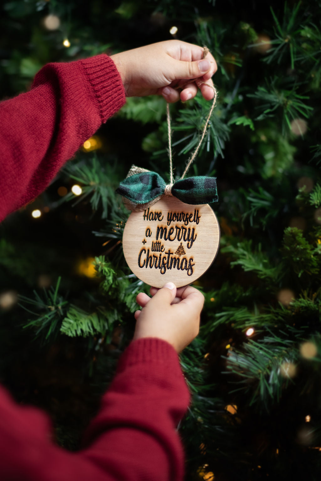Wooden Tree Hanger LUCKY DIP