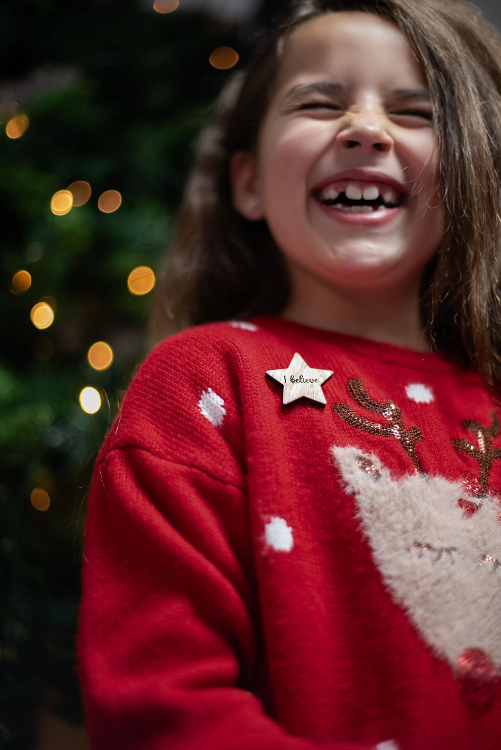 Christmas 'I believe' badge