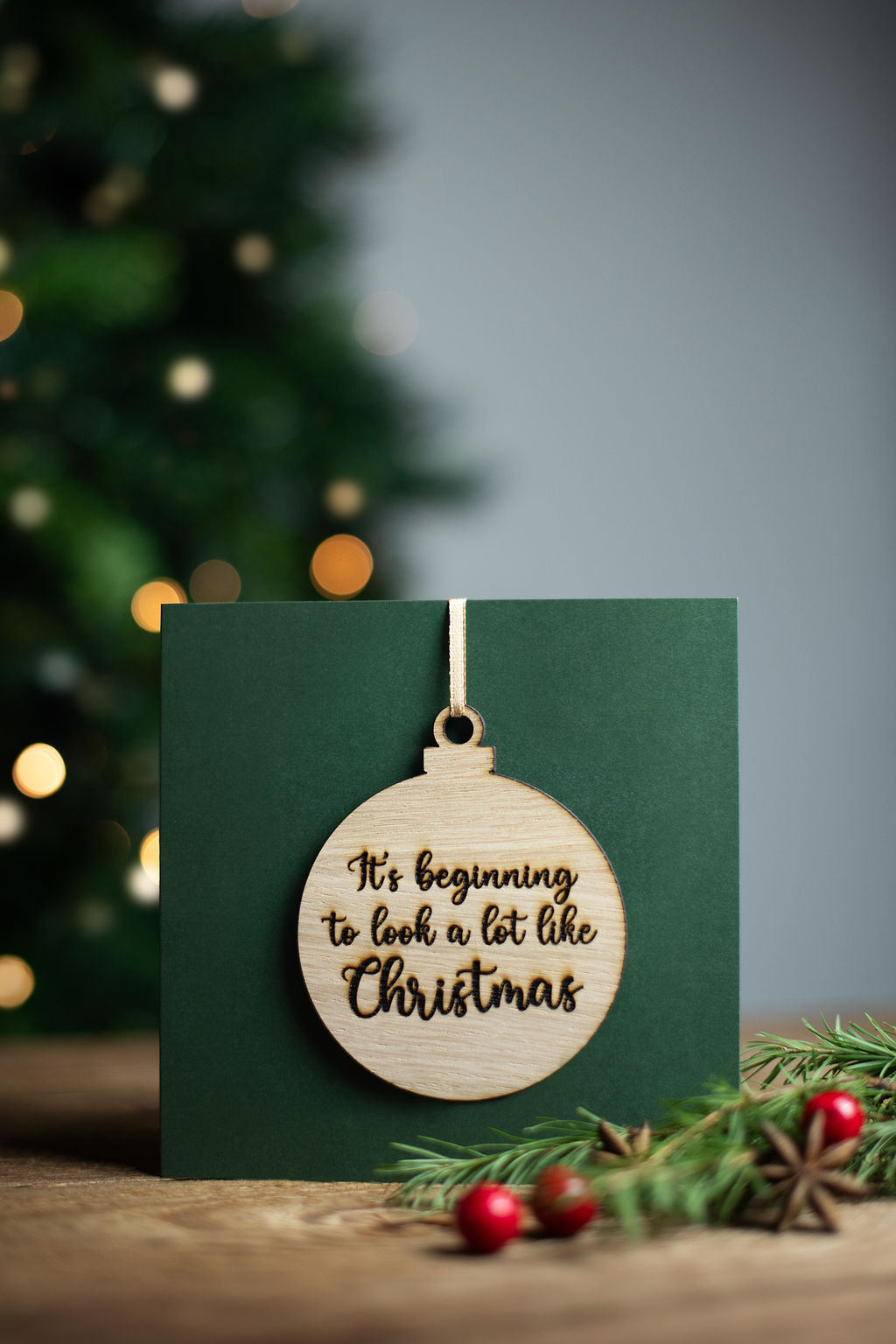 Christmas Bauble Card