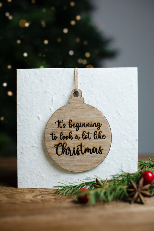 Christmas Bauble Card