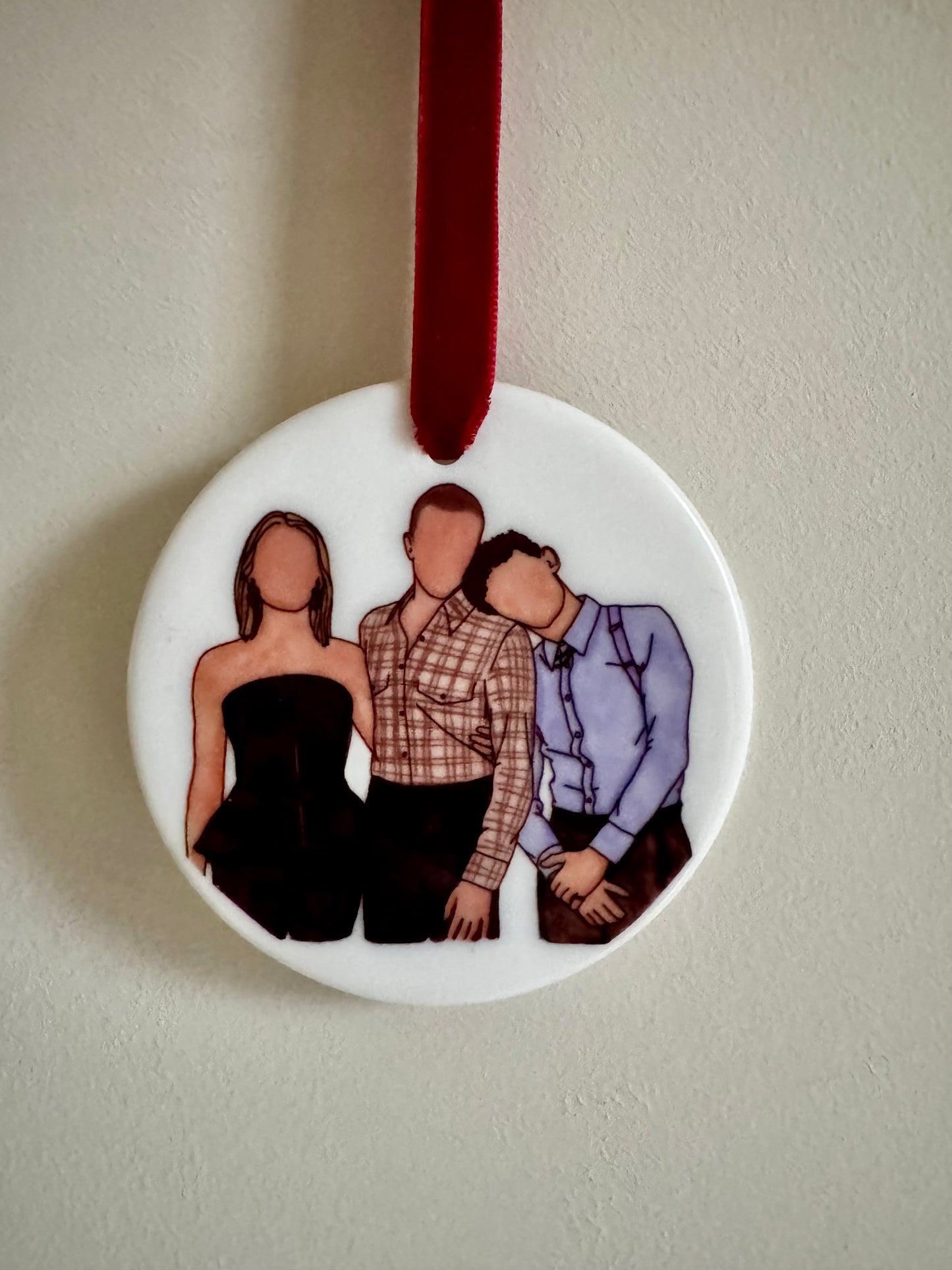 Ceramic Portrait Tree Hanger