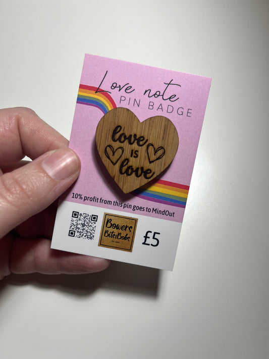 LOVE IS LOVE Pin Badge