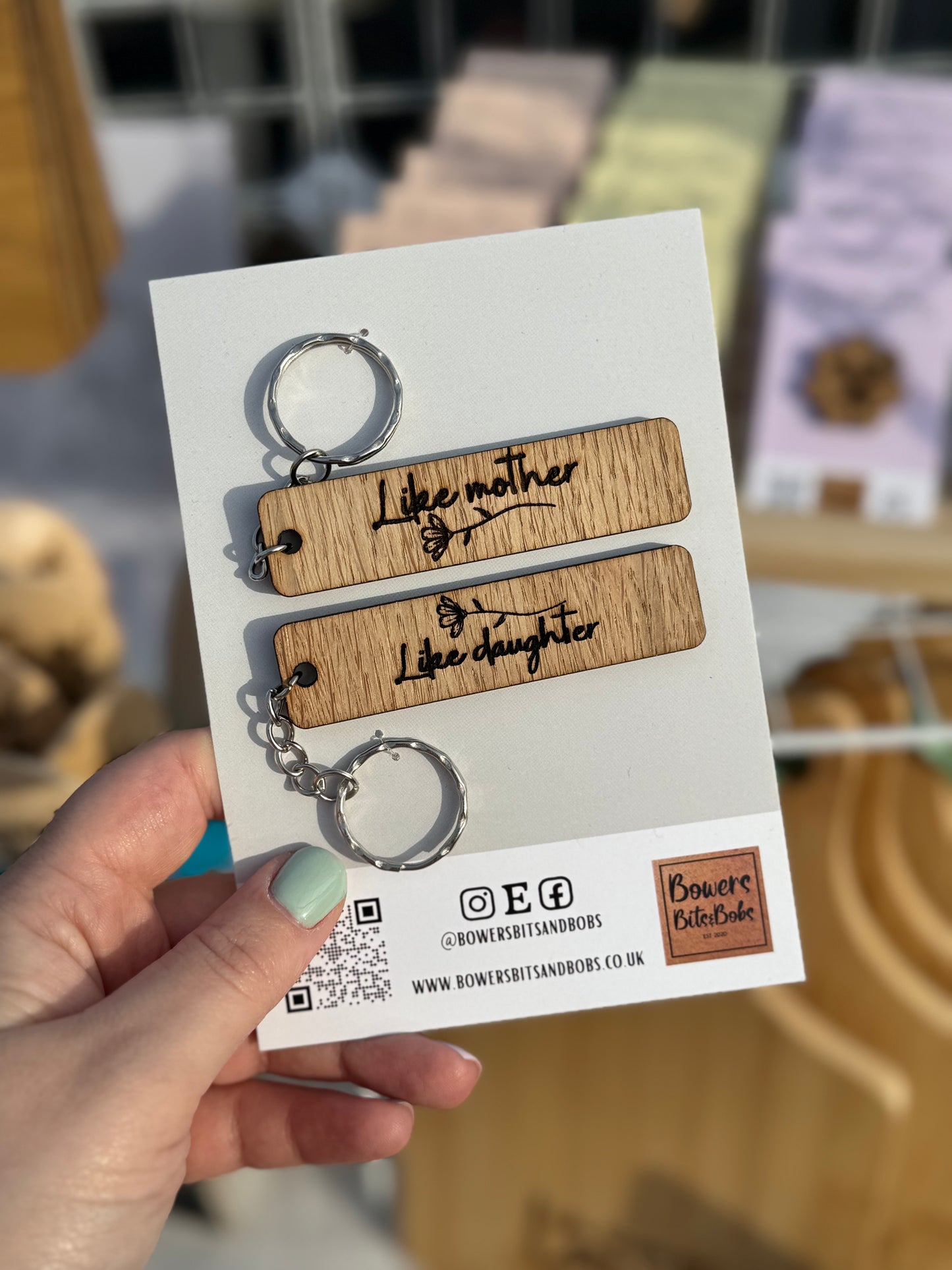 Like Mother Like Daughter Keyring Set